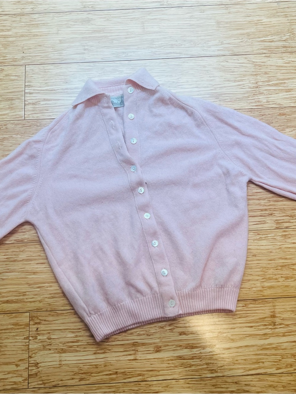 Vintage 1950s Bernhard Altmann Cashmere Sweater.